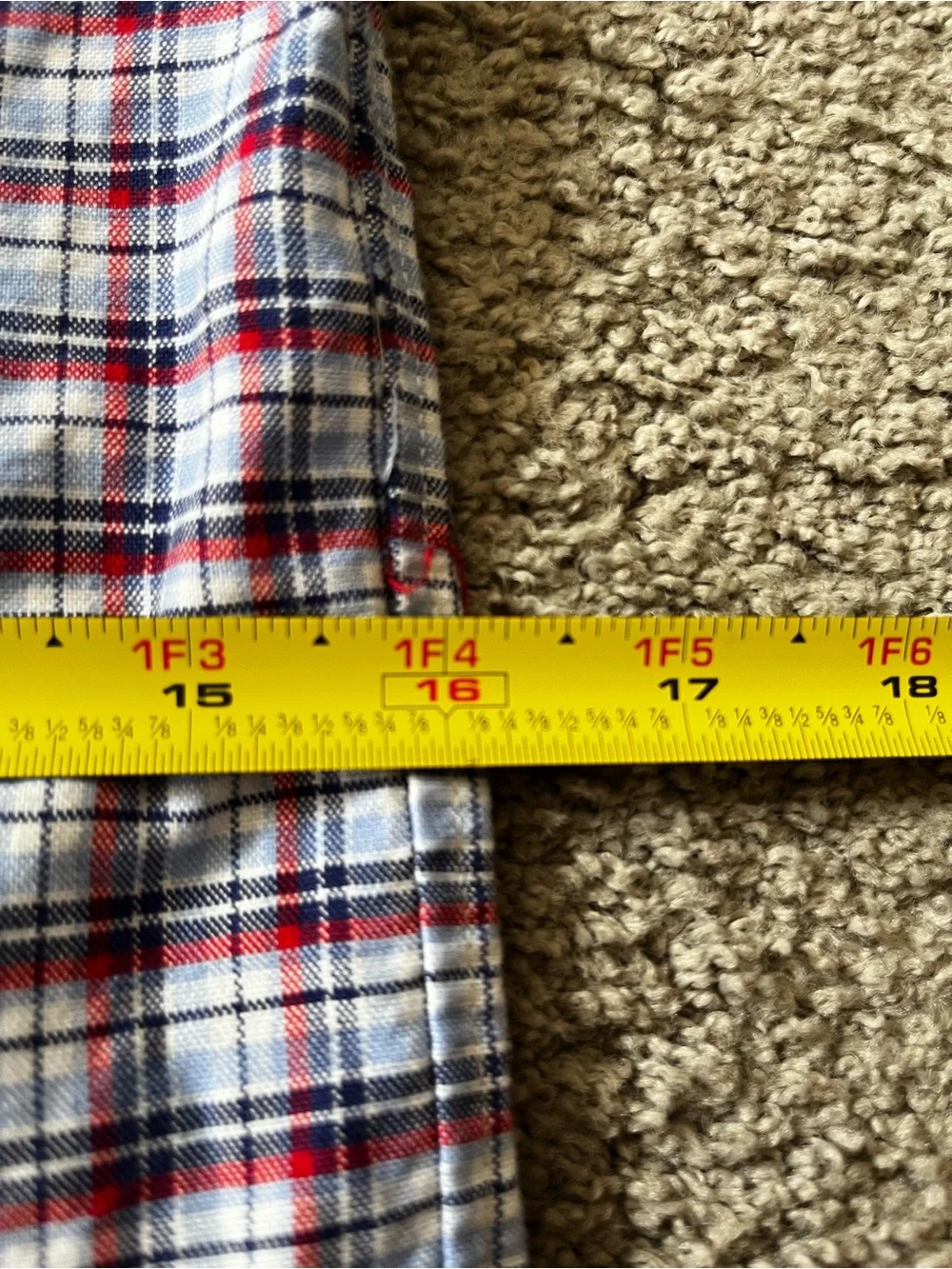 Ralph Lauren - Blue, Red & White Plaid Button-Down Shirt - Boy’s Size S/P (8)
